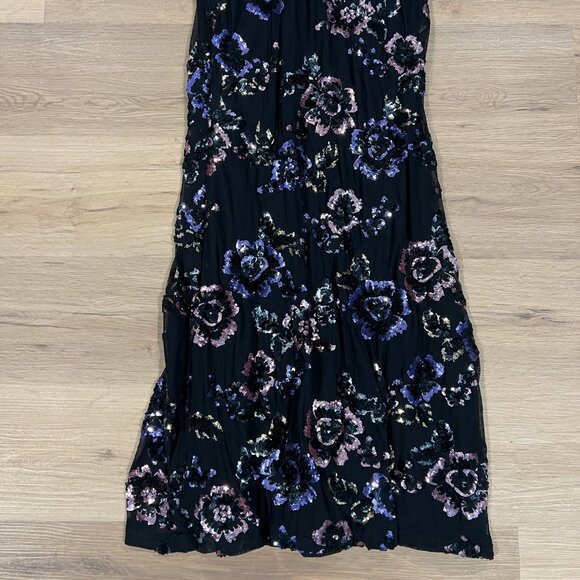 NWT Betsy Adam Sequins Cocktail Wedding Guest Formal Black Tie Mermaid Dress 6 - Picture 8 of 8